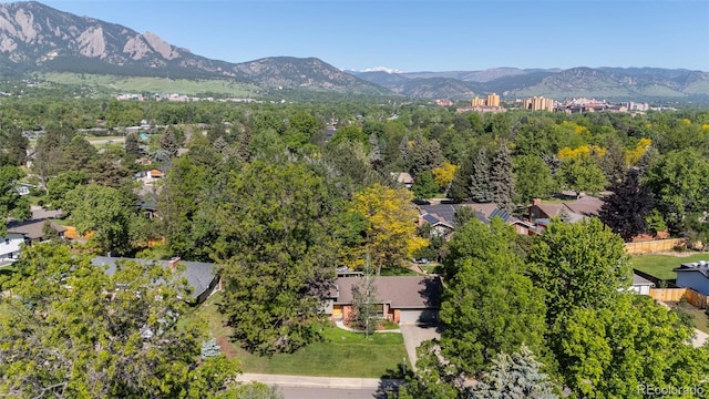 255 Kiowa Pl, Boulder, CO 80303 - aerial view of mountains