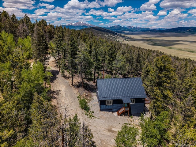 2946 Middle Fork Vis, Fairplay, CO 80440 - view from above of property with a mountainous background