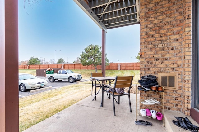 view of patio