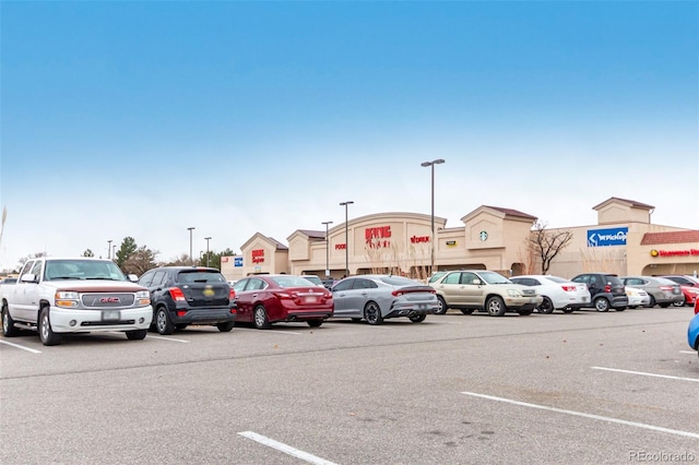 view of vehicle parking