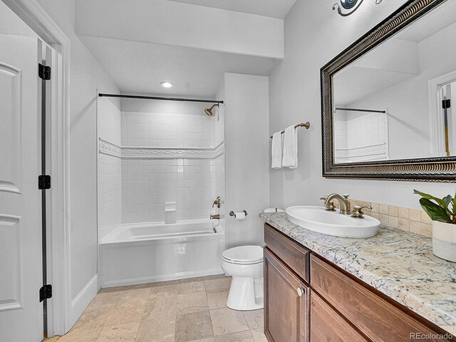 2131 Driver Ln, Erie, CO 80516 - bathroom with vanity and shower / washtub combination