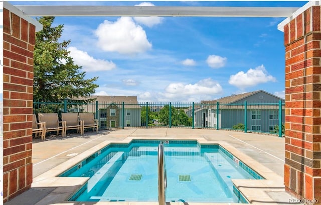 10184 Park Meadows Dr Unit 1317, Lone Tree, CO 80124 - view of pool featuring a pool and a patio area