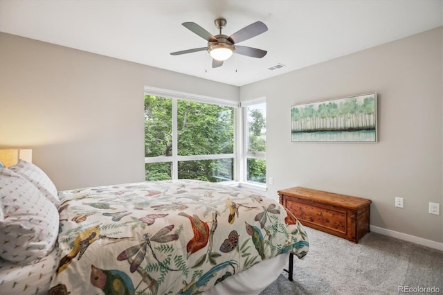 4220 Quitman St, Denver, CO 80212 - carpeted bedroom with baseboards and ceiling fan