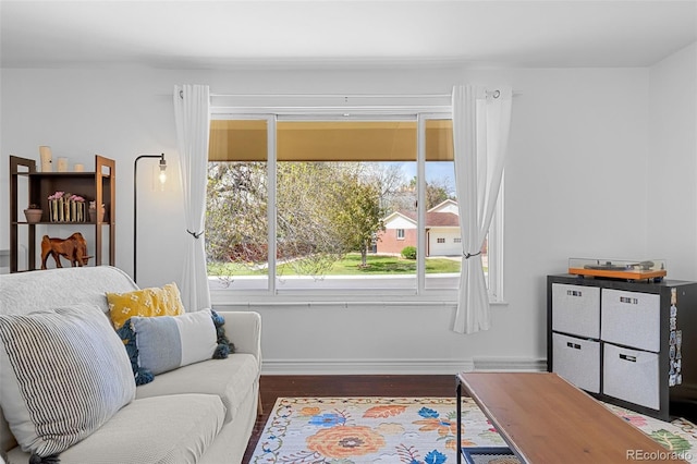 4544 W 65th Ave, Arvada, CO 80003 - living room with wood finished floors and baseboards