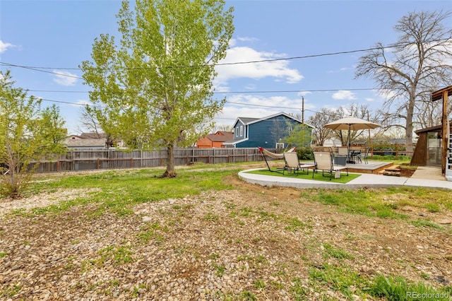4544 W 65th Ave, Arvada, CO 80003 - view of yard with a patio and fence