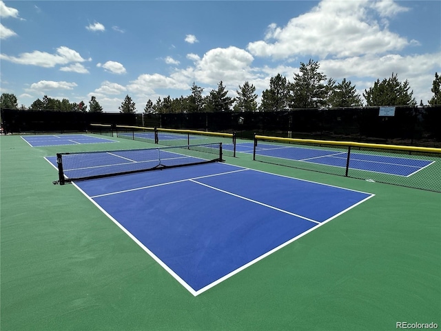 16550 Antero Cir, Broomfield, CO 80023 - view of tennis court featuring community basketball court and fence