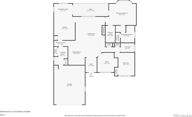 16550 Antero Cir, Broomfield, CO 80023 - home floor plan