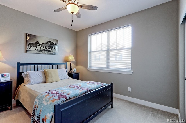 13713 Raritan Ln, Broomfield, CO 80023 - bedroom with light colored carpet and a ceiling fan