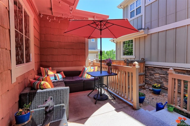 13713 Raritan Ln, Broomfield, CO 80023 - view of patio / terrace featuring an outdoor living space