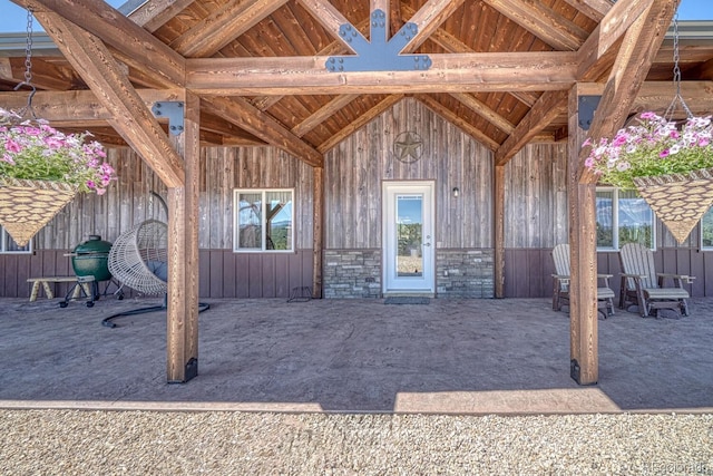1625 Black Cloud Cir, Westcliffe, CO 81252 - doorway to property featuring a patio area