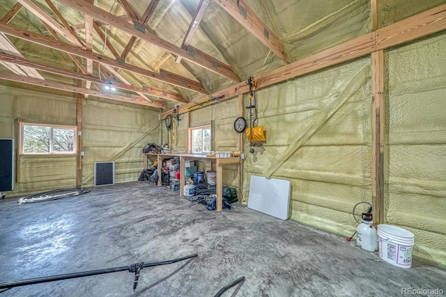 1625 Black Cloud Cir, Westcliffe, CO 81252 - garage with a workshop area