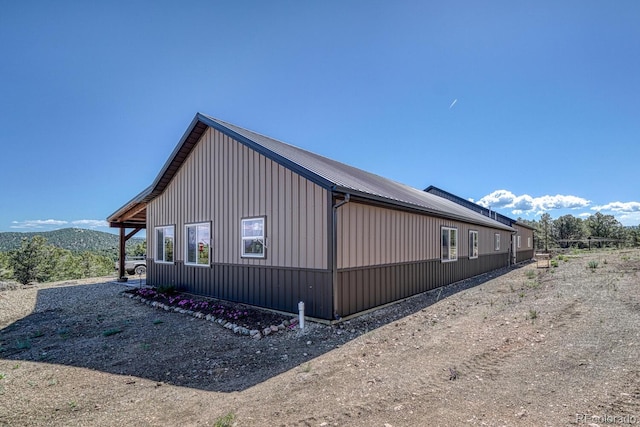 1625 Black Cloud Cir, Westcliffe, CO 81252 - view of home's exterior with a metal roof