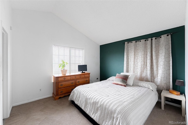 9563 Milwaukee Ct, Thornton, CO 80229 - bedroom with lofted ceiling and light colored carpet