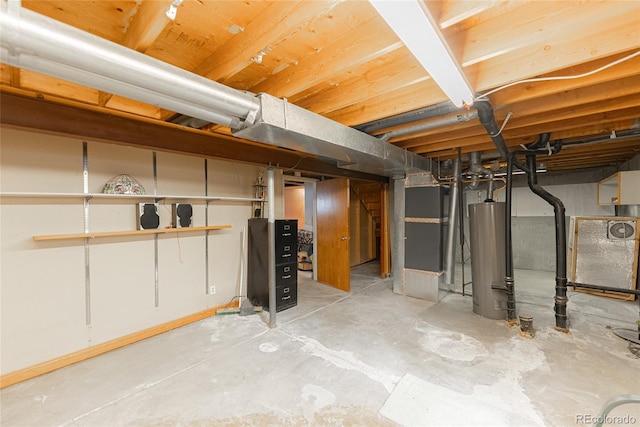 9563 Milwaukee Ct, Thornton, CO 80229 - unfinished below grade area featuring water heater