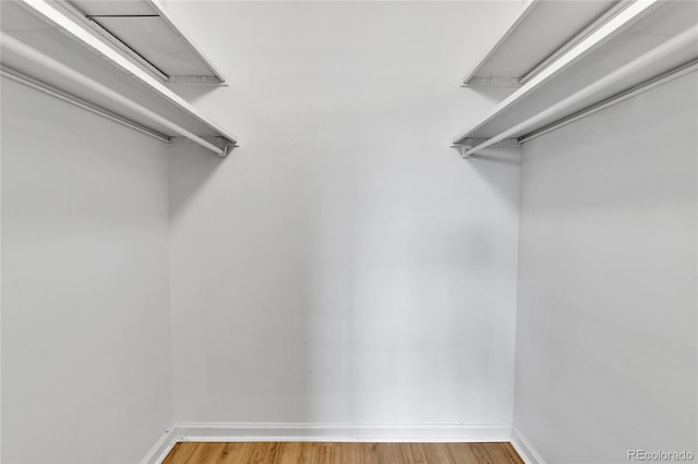 8060 E Girard Ave Unit 514, Denver, CO 80231 - spacious closet with light wood-style flooring