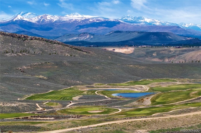 207 Lake Dr Unit 1203, Granby, CO 80446 - mountain view featuring a golf course and a large body of water
