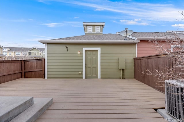 22813 E Briarwood Pl, Aurora, CO 80016 - view of wooden deck