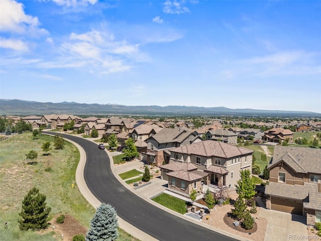 10757 Timberdash Ave, Highlands Ranch, CO 80126 - aerial view of residential area with mountains