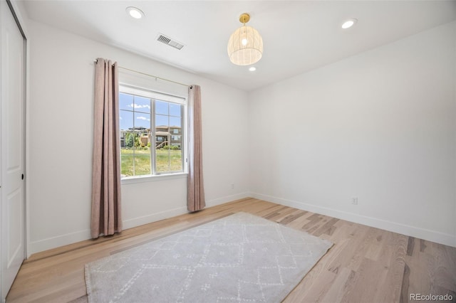 10757 Timberdash Ave, Highlands Ranch, CO 80126 - empty room with wood finished floors and recessed lighting