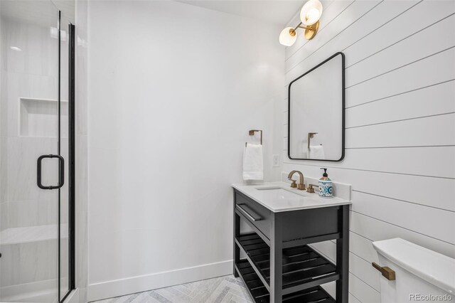10757 Timberdash Ave, Highlands Ranch, CO 80126 - bathroom with vanity and a shower stall