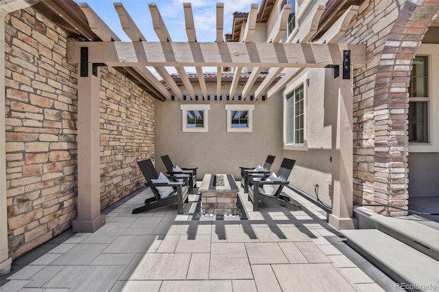 10757 Timberdash Ave, Highlands Ranch, CO 80126 - view of patio with a pergola