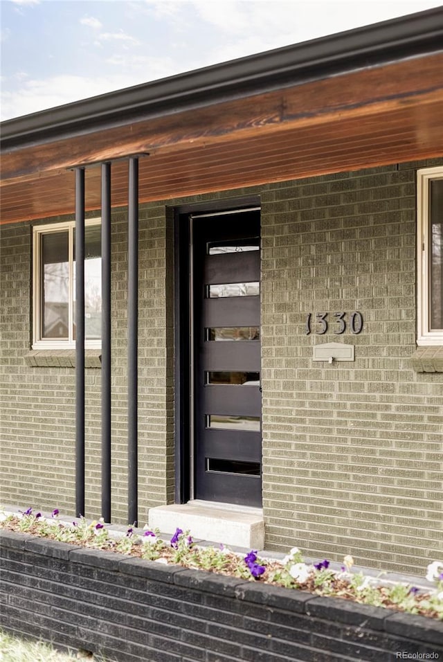 1330 Olive St, Denver, CO 80220 - entrance to property with brick siding