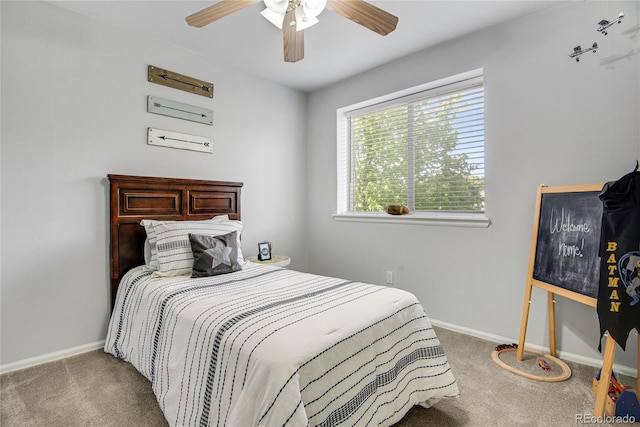 9080 Gale Blvd Unit 4, Thornton, CO 80260 - bedroom featuring carpet floors, baseboards, and ceiling fan