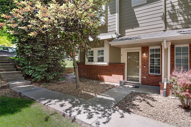 9080 Gale Blvd Unit 4, Thornton, CO 80260 - doorway to property with brick siding