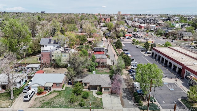 drone / aerial view featuring a residential view