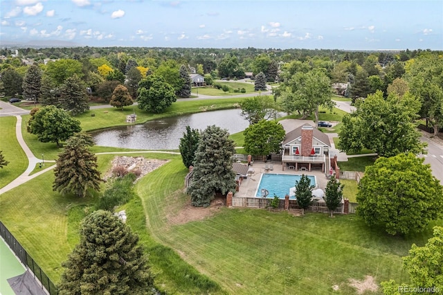 6128 S Coventry Ln E, Littleton, CO 80123 - bird's eye view of a large body of water and a pool