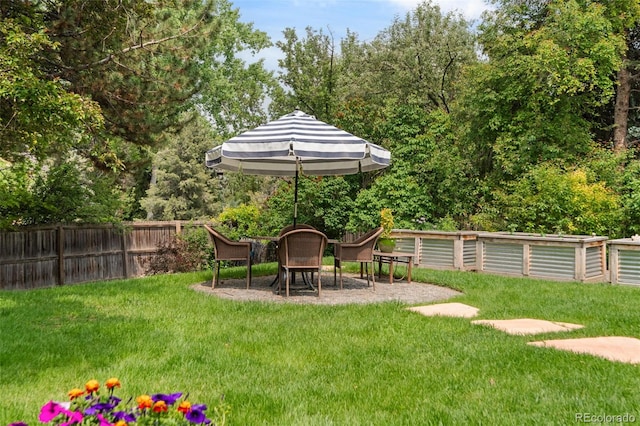 6128 S Coventry Ln E, Littleton, CO 80123 - view of yard