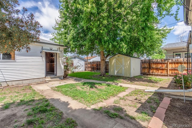 2845 Eaton St, Wheat Ridge, CO 80214 - fenced backyard with a shed