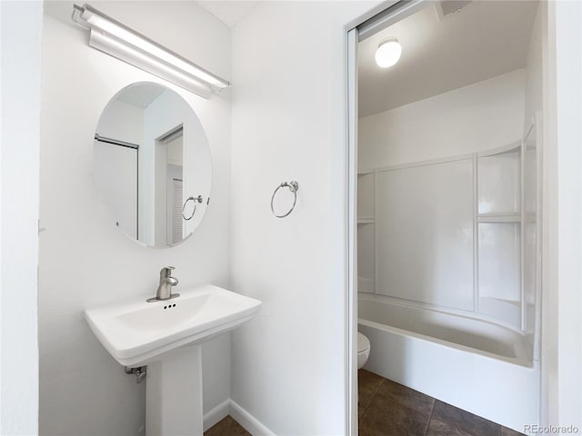 1925 28th Ave Unit 34, Greeley, CO 80634 - bathroom with toilet and tile patterned floors