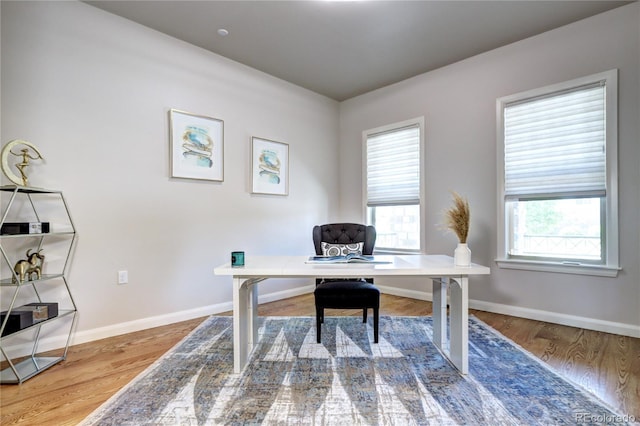 365 Casalon Pl, Superior, CO 80027 - office area featuring wood finished floors and baseboards