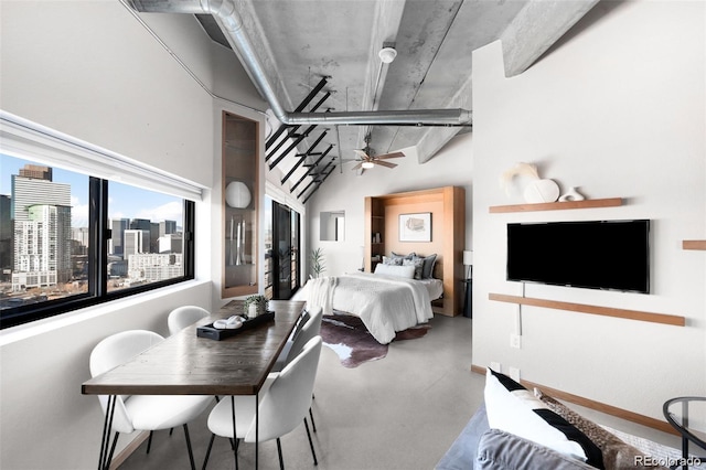 100 Park Ave Unit 2008, Denver, CO 80205 - bedroom featuring finished concrete flooring