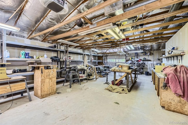 10040 W 13th Pl, Lakewood, CO 80215 - unfinished basement featuring a workshop area