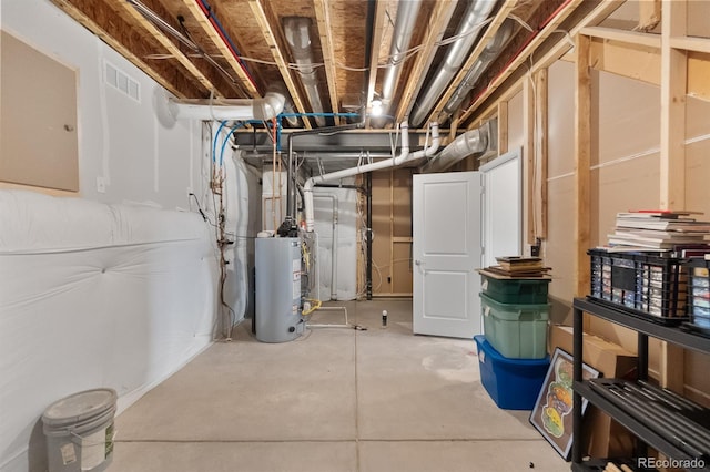 2060 Peralta Loop, Castle Rock, CO 80104 - unfinished below grade area featuring water heater
