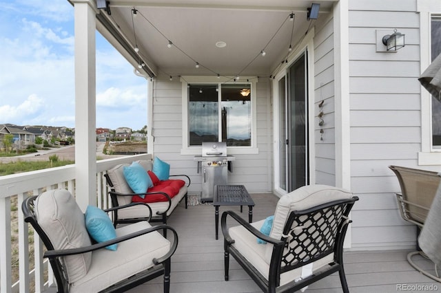 2060 Peralta Loop, Castle Rock, CO 80104 - wooden deck featuring area for grilling