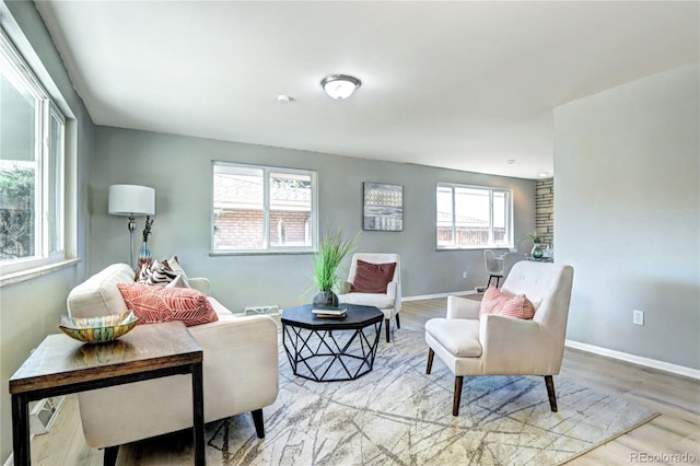 2921 E Colorado Ave, Denver, CO 80210 - sitting room with wood finished floors and baseboards