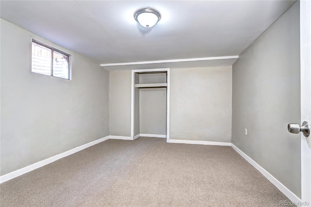 2921 E Colorado Ave, Denver, CO 80210 - unfurnished bedroom with a closet, carpet flooring, and baseboards
