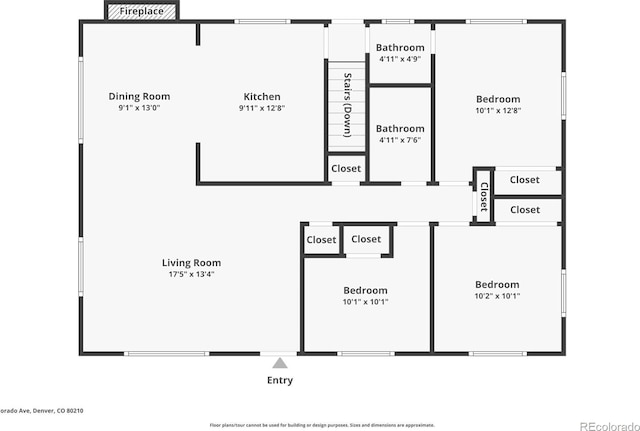 2921 E Colorado Ave, Denver, CO 80210 - view of layout