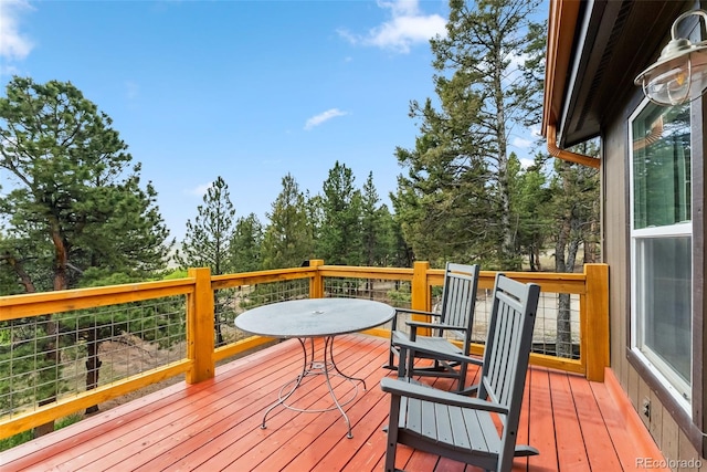 2028 Redhill Rd, Fairplay, CO 80440 - view of deck