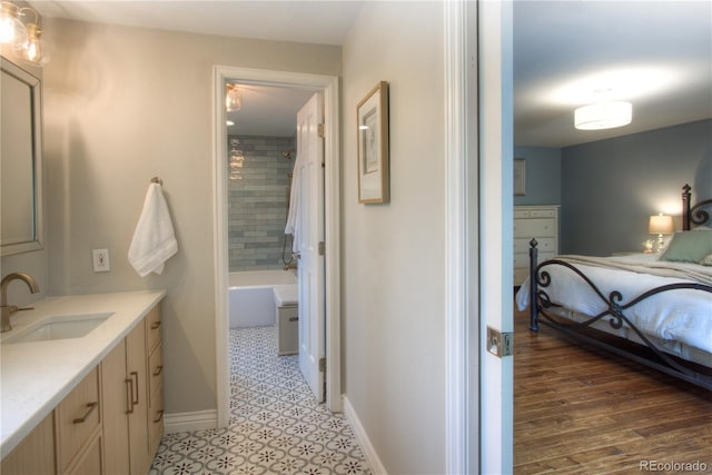 8140 S Storm King Peak, Littleton, CO 80127 - full bath with vanity and bathing tub / shower combination