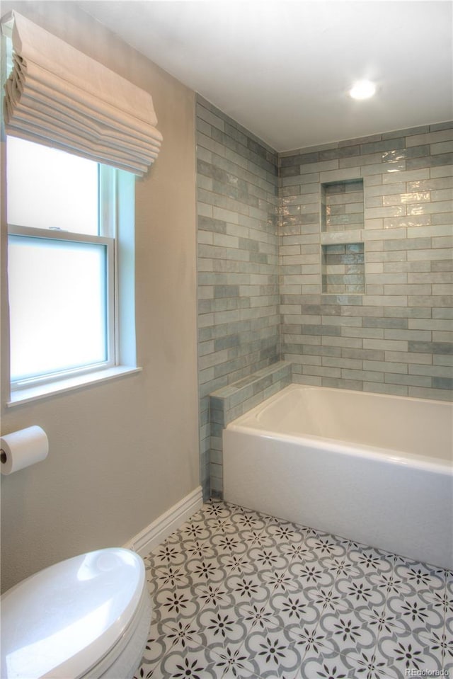 8140 S Storm King Peak, Littleton, CO 80127 - bathroom with toilet and baseboards