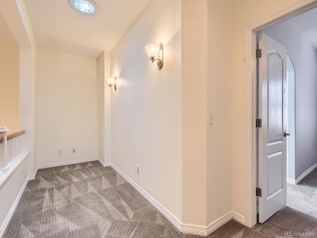 11883 E Fair Ave, Greenwood Village, CO 80111 - hall featuring carpet and baseboards
