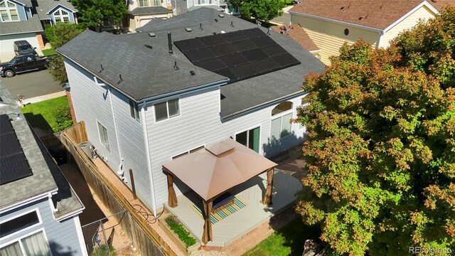 275 S Pembrook St, Castle Rock, CO 80104 - aerial view of property and surrounding area