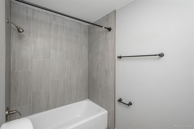 full bathroom featuring shower / tub combination