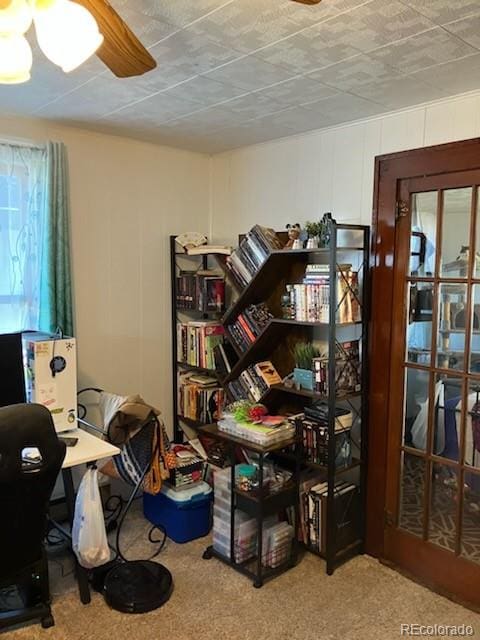 440 Colorado Ave, Stratton, CO 80836 - office space with carpet flooring and ceiling fan