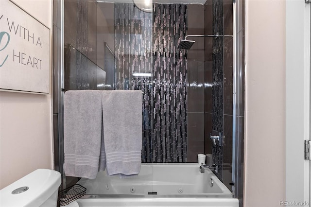 3410 Pecos St, Denver, CO 80211 - full bath featuring toilet and a combined bath / shower with jetted tub
