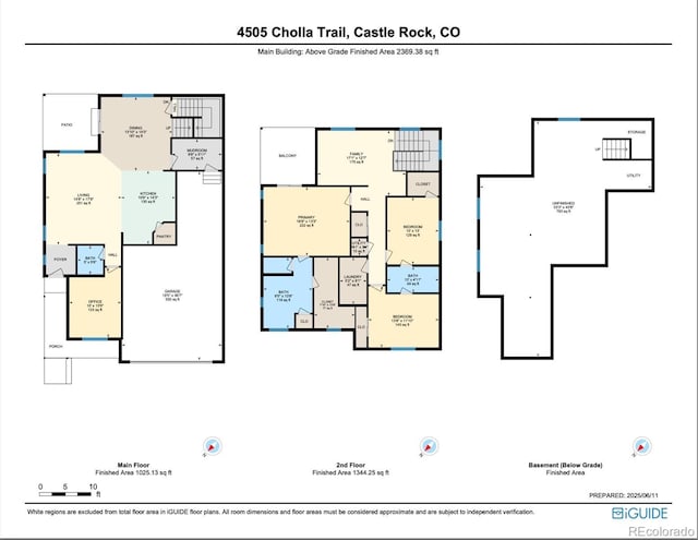 4505 Cholla Trl, Castle Rock, CO 80104 - view of home floor plan